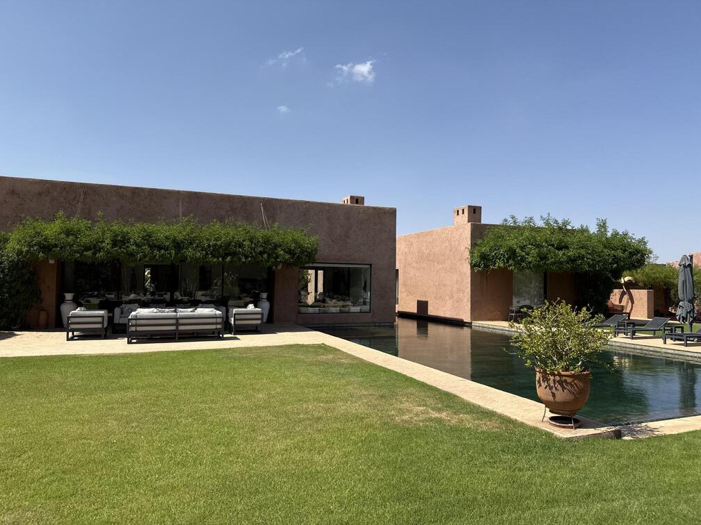 vue exterieure de la villa tchalla